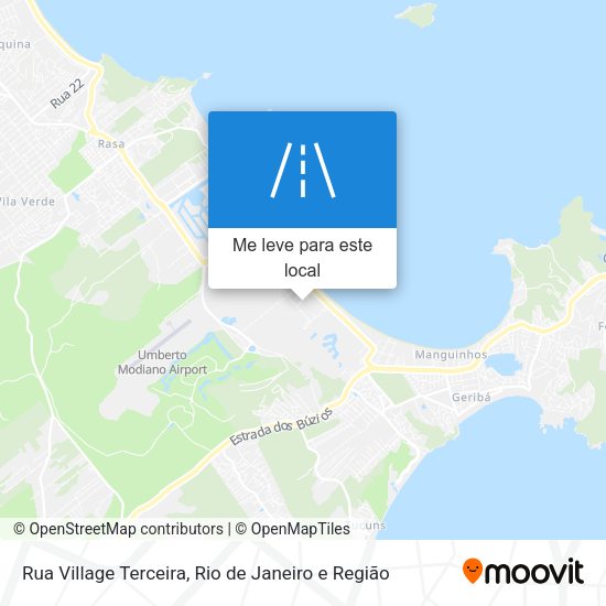 Rua Village Terceira mapa
