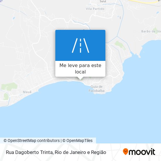 Rua Dagoberto Trinta mapa