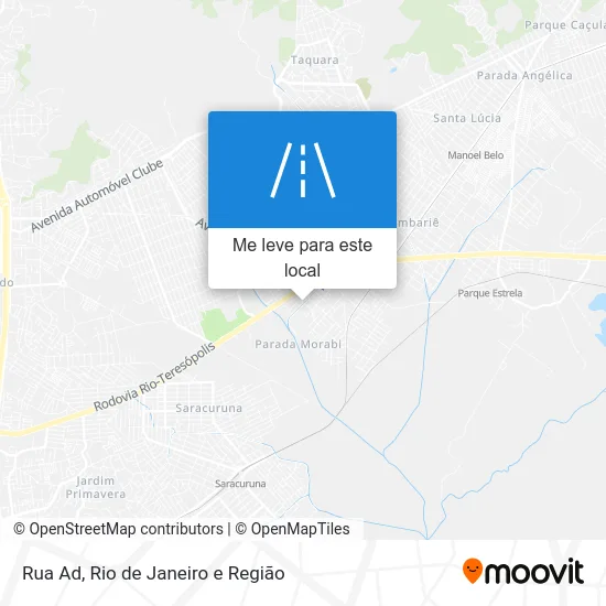Rua Ad mapa
