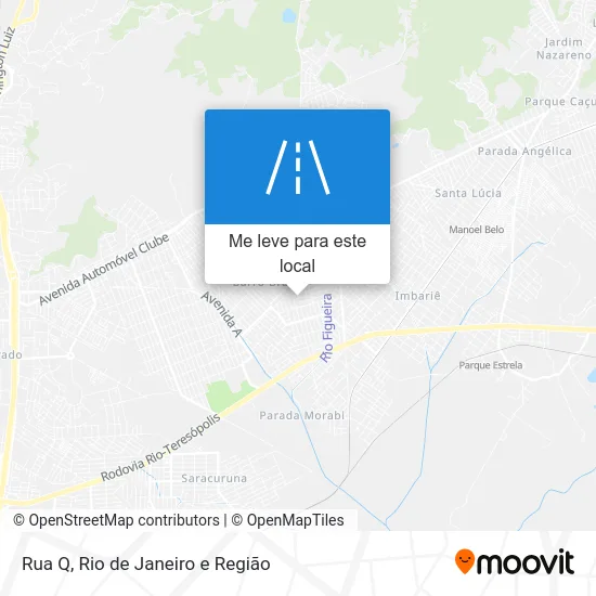 Rua Q mapa
