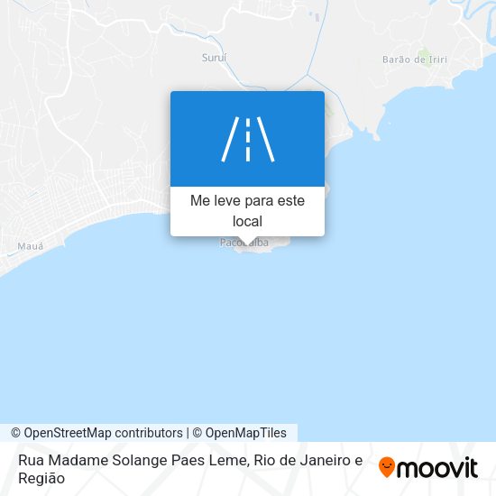 Rua Madame Solange Paes Leme mapa