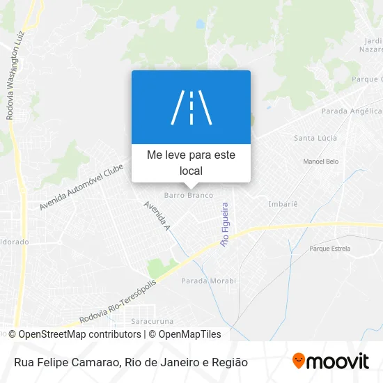 Rua Felipe Camarao mapa