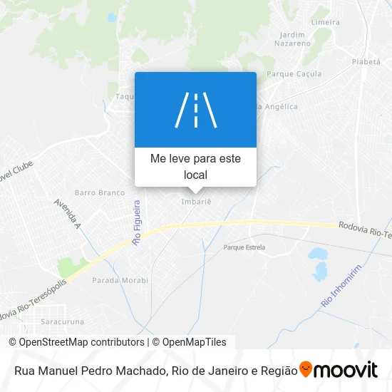 Rua Manuel Pedro Machado mapa