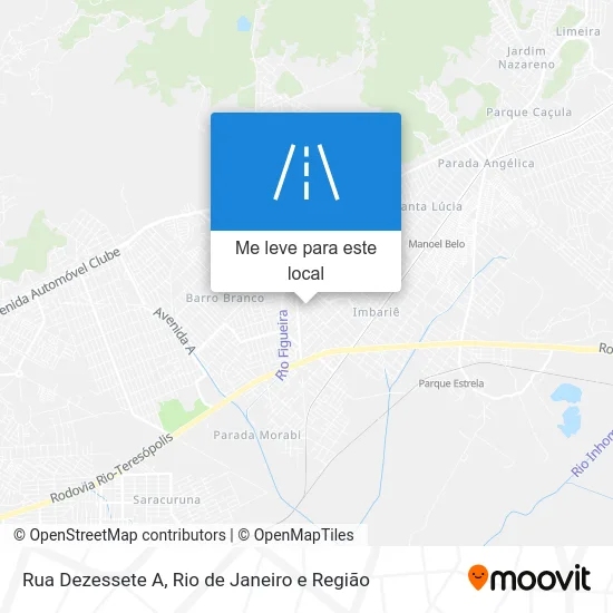 Rua Dezessete A mapa