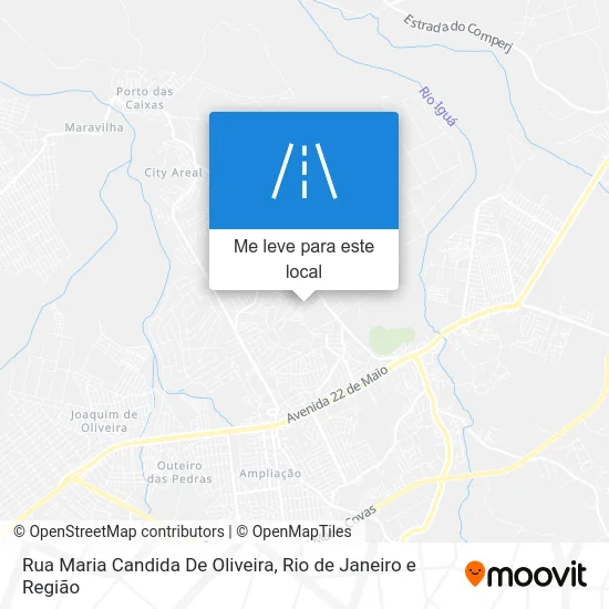 Rua Maria Candida De Oliveira mapa