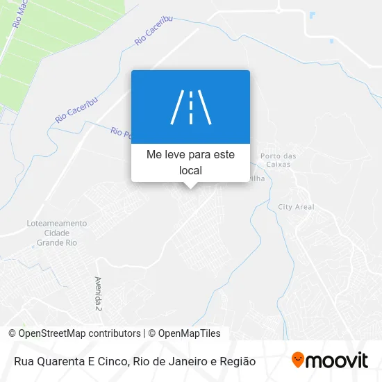 Rua Quarenta E Cinco mapa