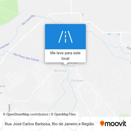 Rua Jose Carlos Barbosa mapa