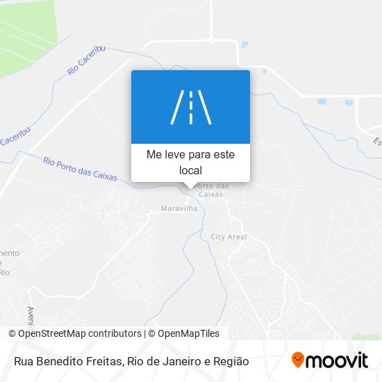 Rua Benedito Freitas mapa