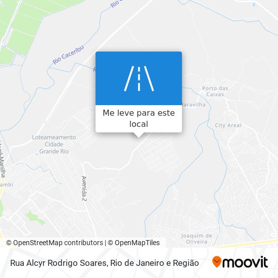 Rua Alcyr Rodrigo Soares mapa