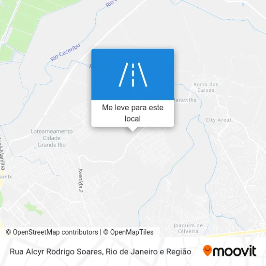 Rua Alcyr Rodrigo Soares mapa