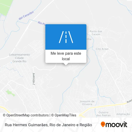 Rua Hermes Guimarães mapa