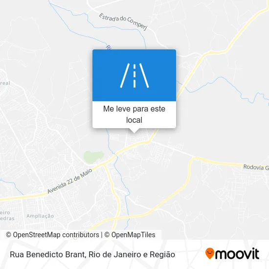 Rua Benedicto Brant mapa