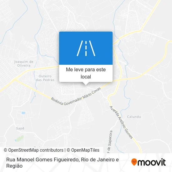 Rua Manoel Gomes Figueiredo mapa