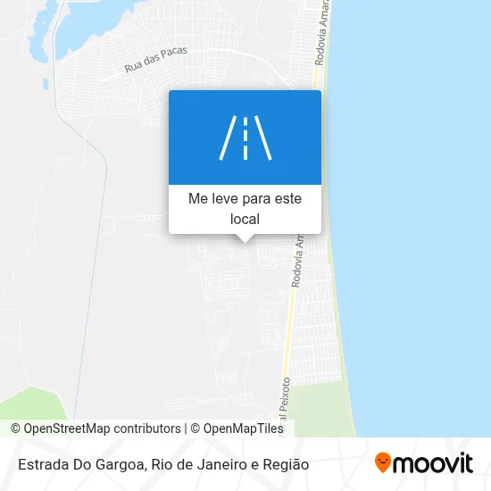 Estrada Do Gargoa mapa