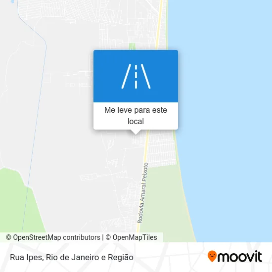 Rua Ipes mapa