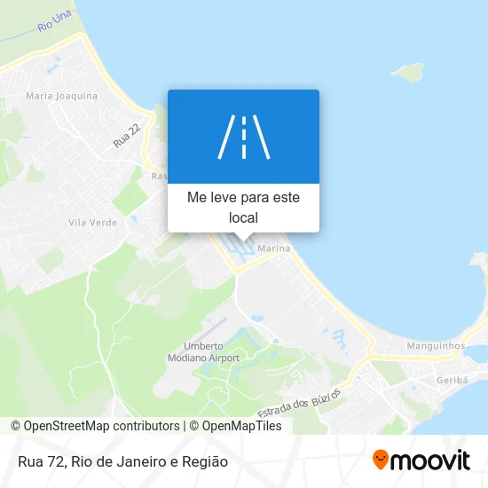 Rua 72 mapa