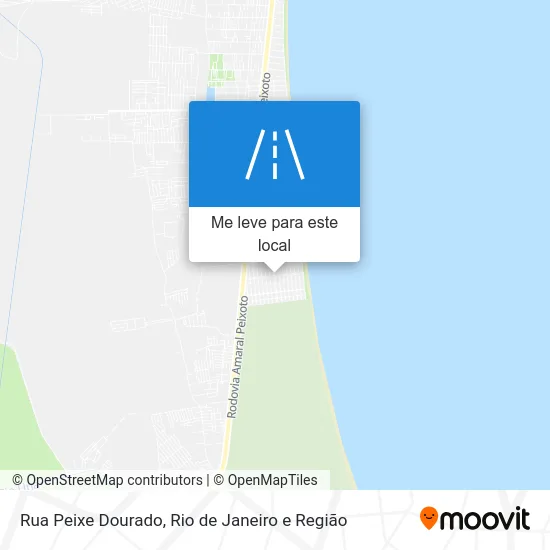 Rua Peixe Dourado mapa