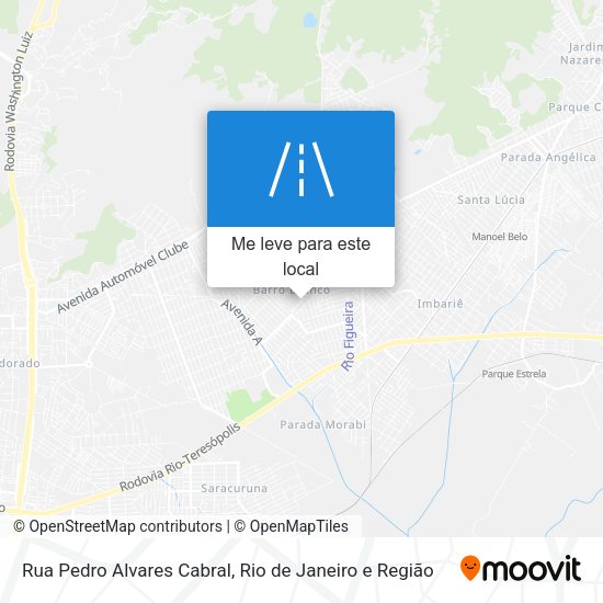 Rua Pedro Alvares Cabral mapa