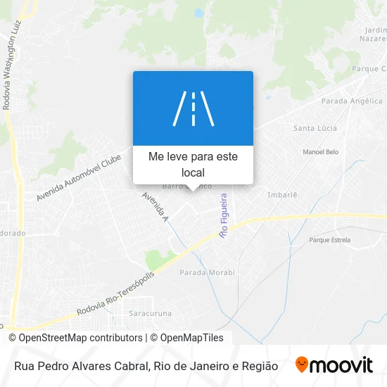 Rua Pedro Alvares Cabral mapa