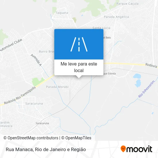 Rua Manaca mapa
