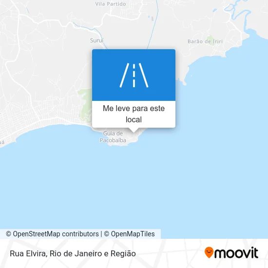 Rua Elvira mapa