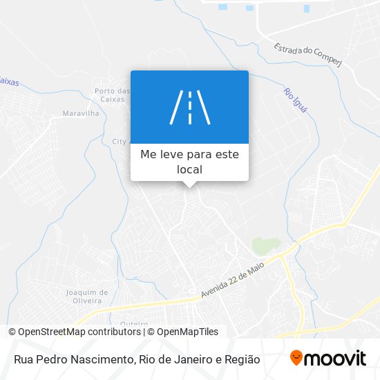 Rua Pedro Nascimento mapa