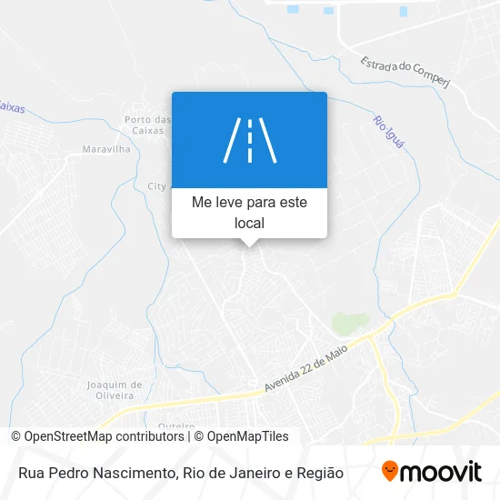 Rua Pedro Nascimento mapa
