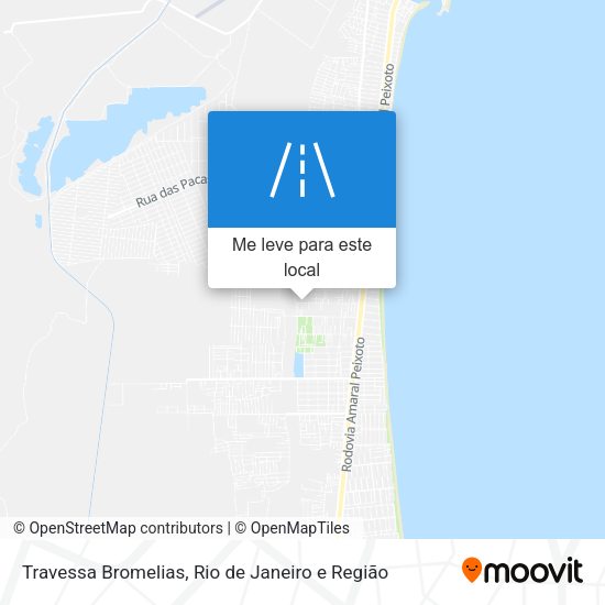 Travessa Bromelias mapa