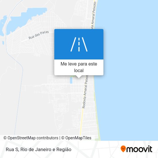 Rua S mapa