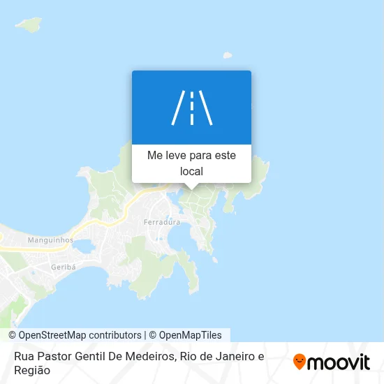 Rua Pastor Gentil De Medeiros mapa
