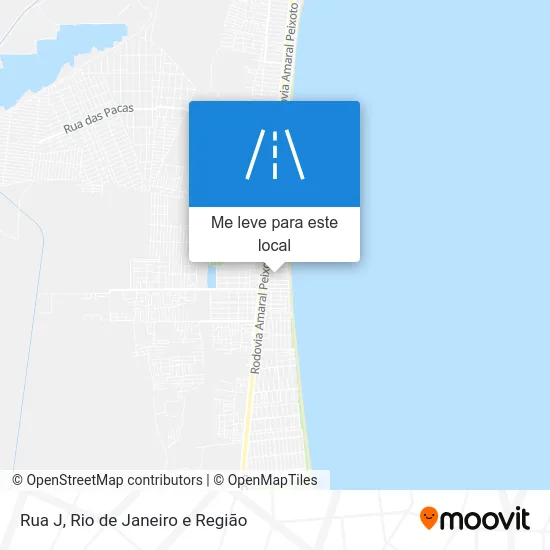Rua J mapa