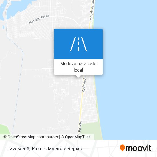 Travessa A mapa