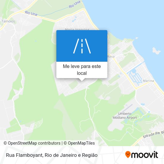 Rua Flamboyant mapa