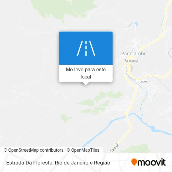 Estrada Da Floresta mapa