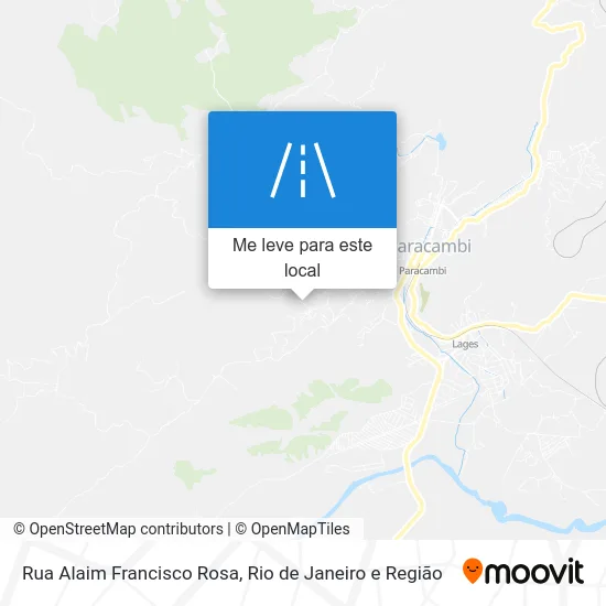 Rua Alaim Francisco Rosa mapa