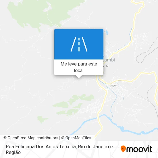 Rua Feliciana Dos Anjos Teixeira mapa