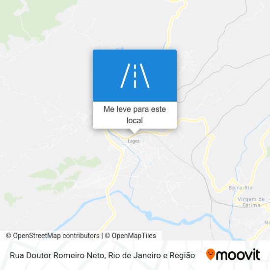 Rua Doutor Romeiro Neto mapa