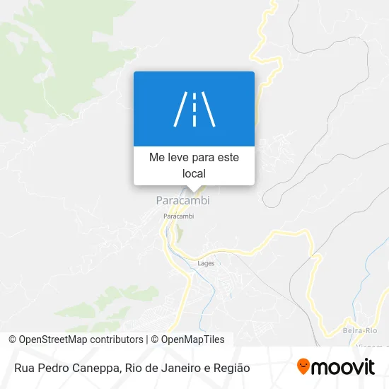 Rua Pedro Caneppa mapa