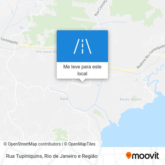 Rua Tupiniquins mapa