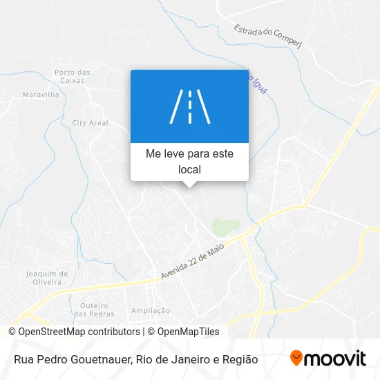 Rua Pedro Gouetnauer mapa