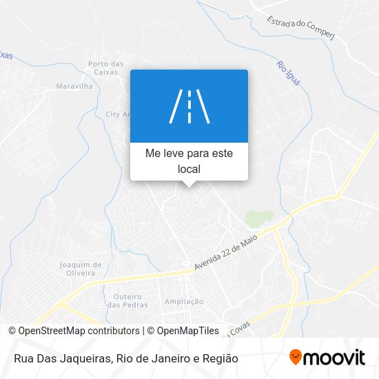 Rua Das Jaqueiras mapa