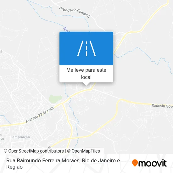 Rua Raimundo Ferreira Moraes mapa