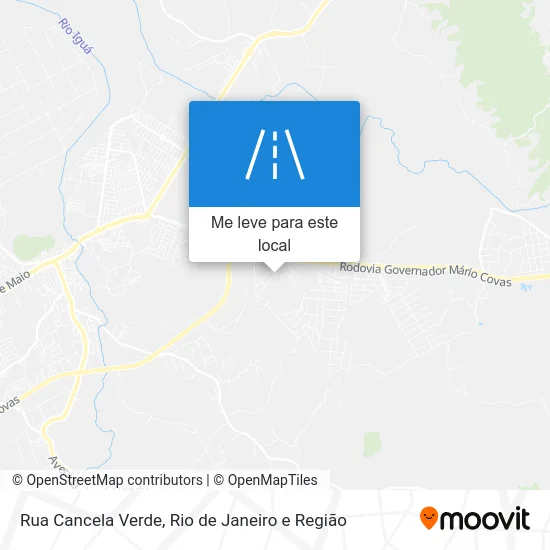 Rua Cancela Verde mapa