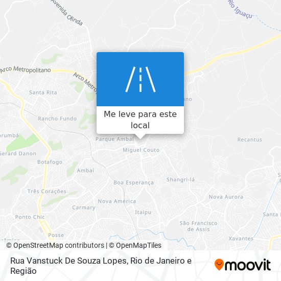 Rua Vanstuck De Souza Lopes mapa