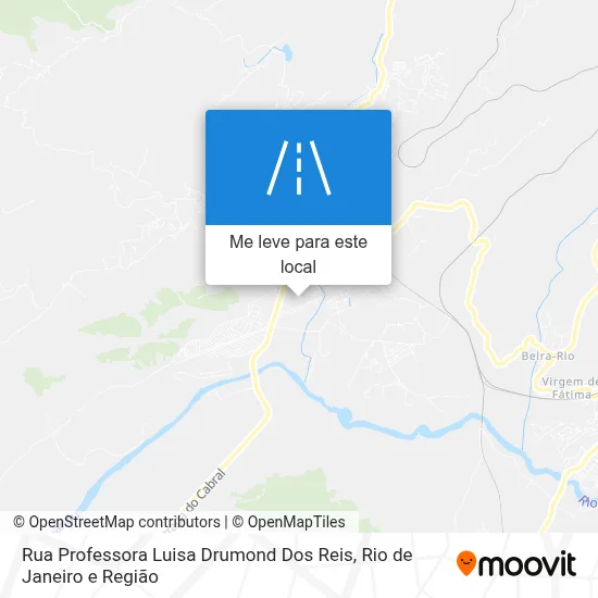 Rua Professora Luisa Drumond Dos Reis mapa