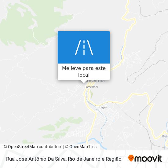 Rua José Antônio Da Silva mapa