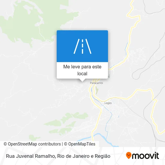 Rua Juvenal Ramalho mapa
