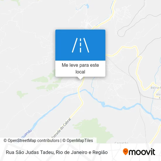 Rua São Judas Tadeu mapa