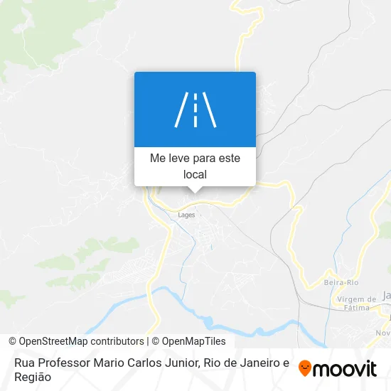 Rua Professor Mario Carlos Junior mapa