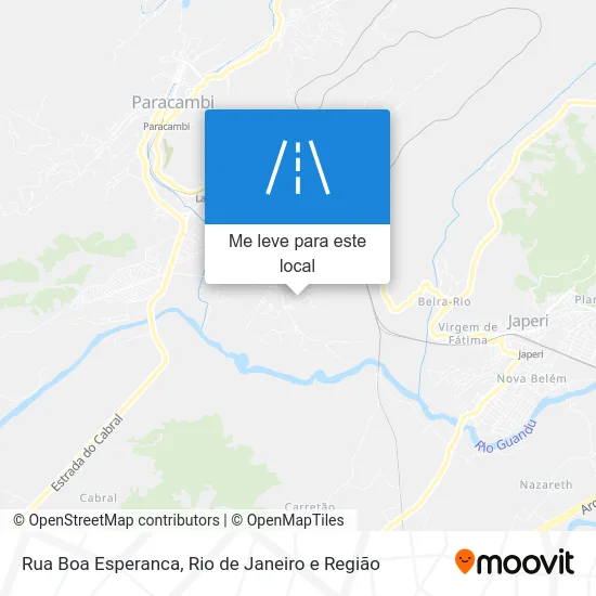 Rua Boa Esperanca mapa
